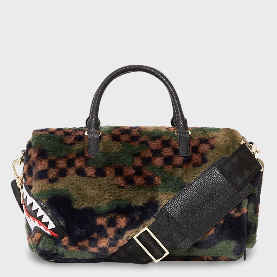 

Рюкзак Green 3am Fur Mini Duffel Sprayground, цвет green, camouflage