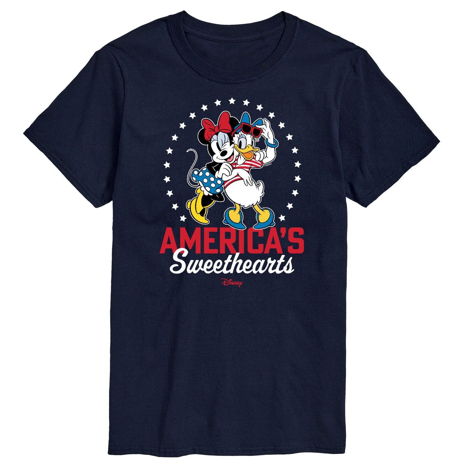 

Футболка с рисунком Disney's Big & Tall Americas Sweethearts License, синий