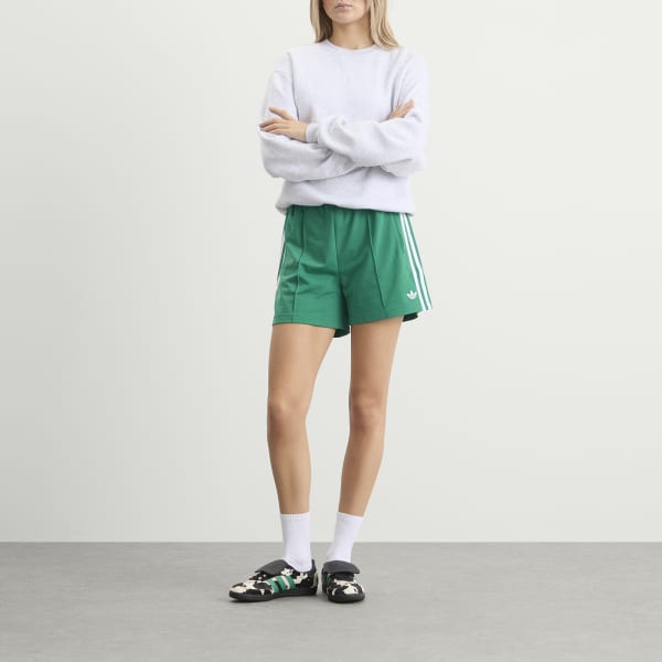 Шорты «Жар-птица» Adidas, bold зеленый & белый — фото 4