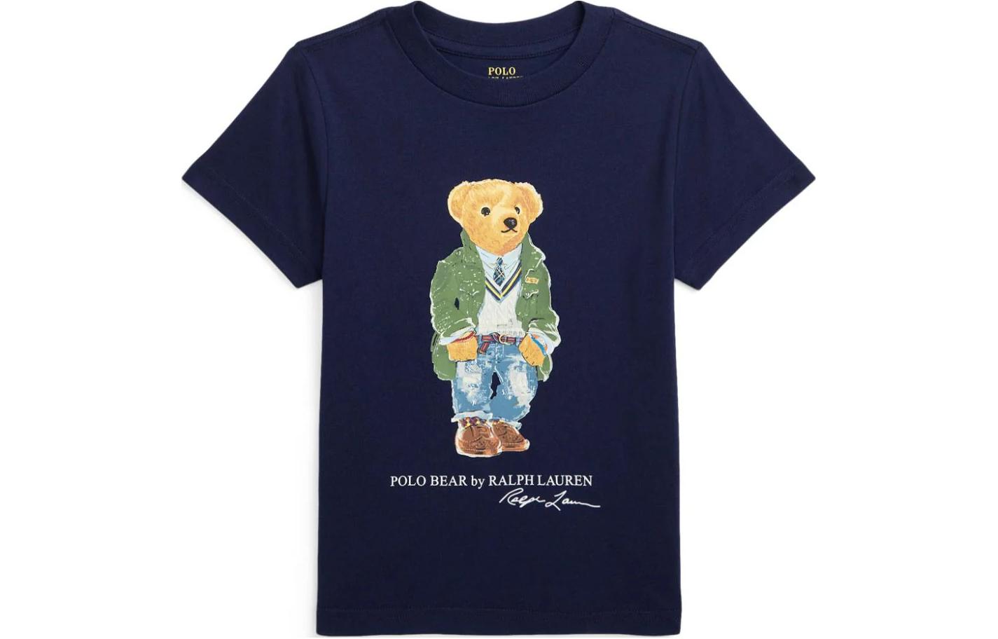 

Футболка поло морского синего цвета для детей Polo Ralph Lauren