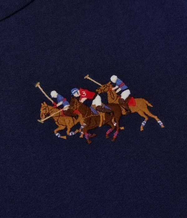 Толстовка regular fit Polo Ralph Lauren, темно-синий — фото 3