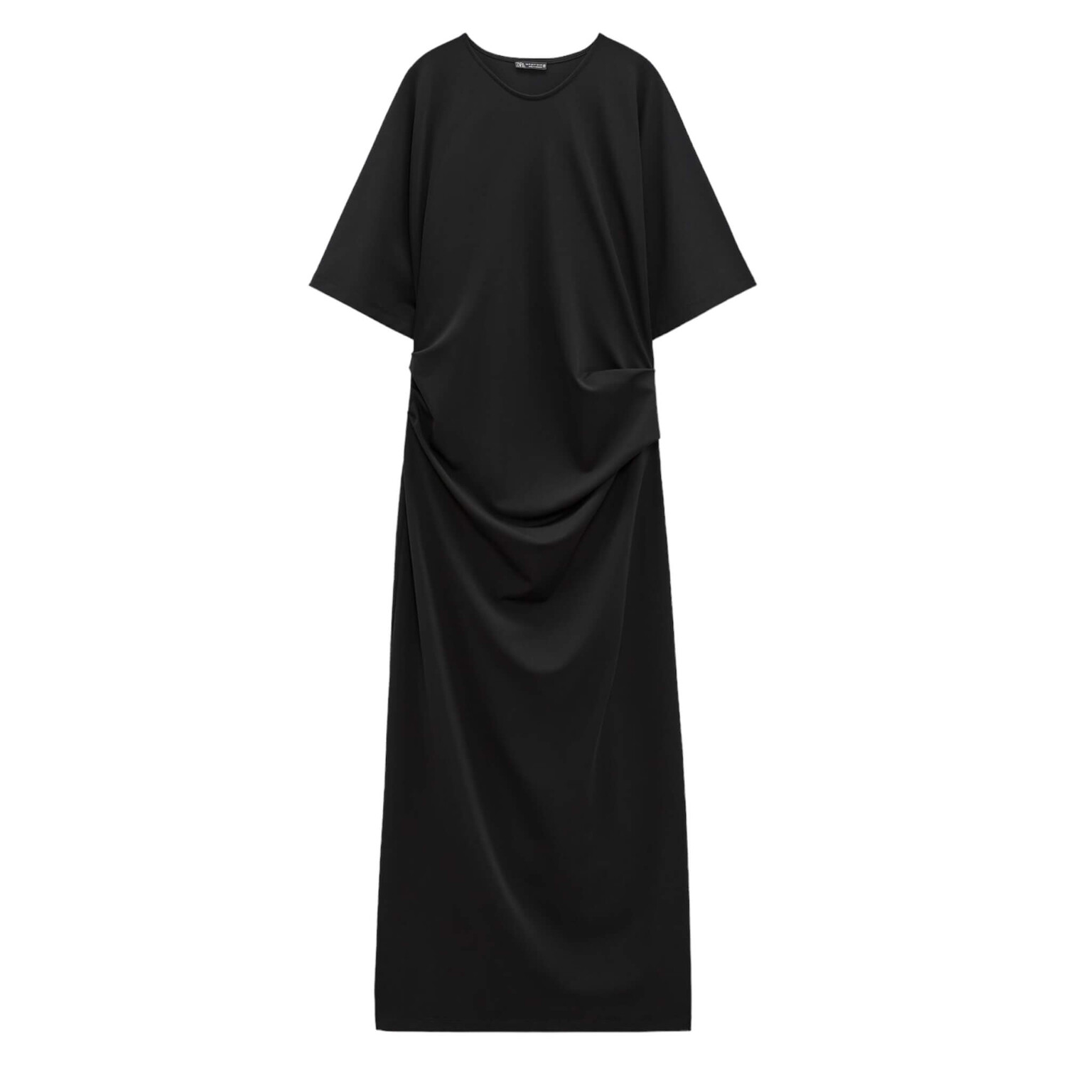 

Платье Zara Pleated Midi, черный (дубль)