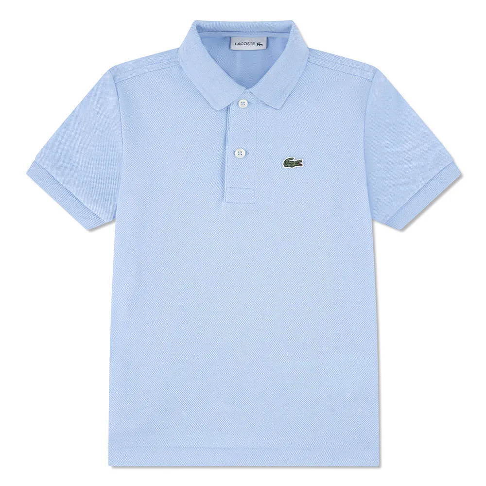 

Поло с коротким рукавом Lacoste Kids Pique, синий