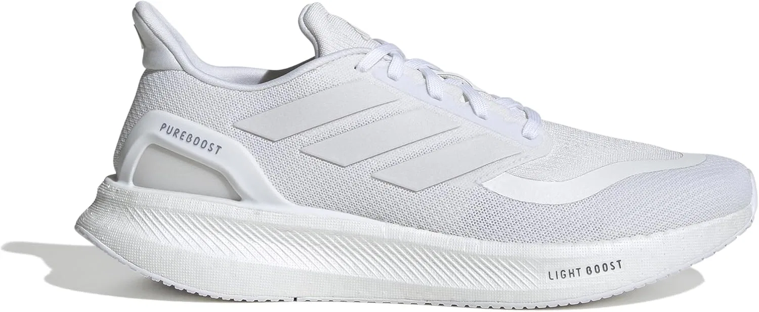 Мужские беговые кроссовки Adidas Pureboost 5, Ftwr White Ftwr White Ftwr White — фото 2