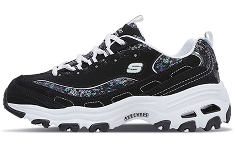 

Кроссовки Skechers D'Lites Low-Top Sneakers Black/White Women's