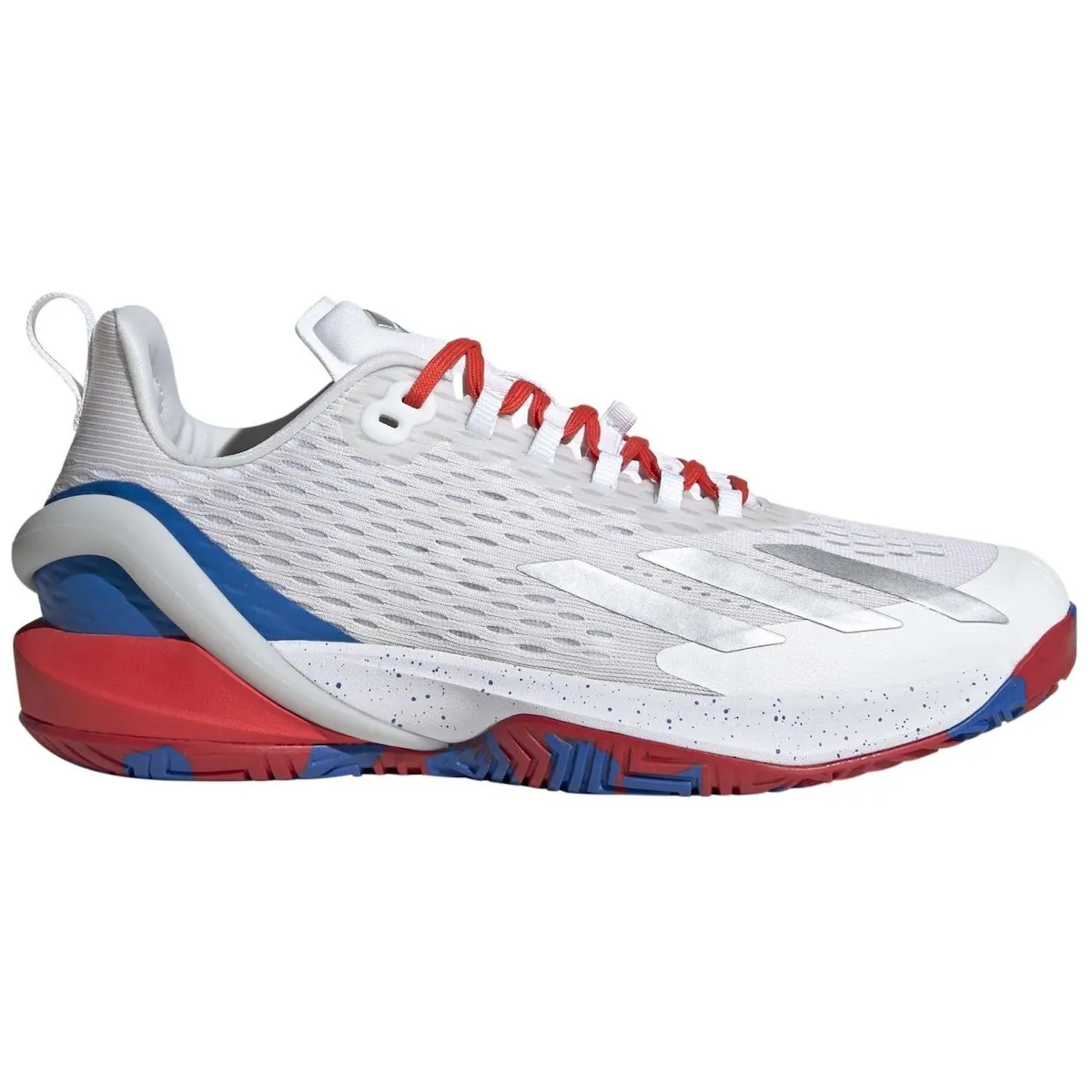 

Мужские теннисные кроссовки Adidas ADIZERO CYBERSONIC, белый/красный