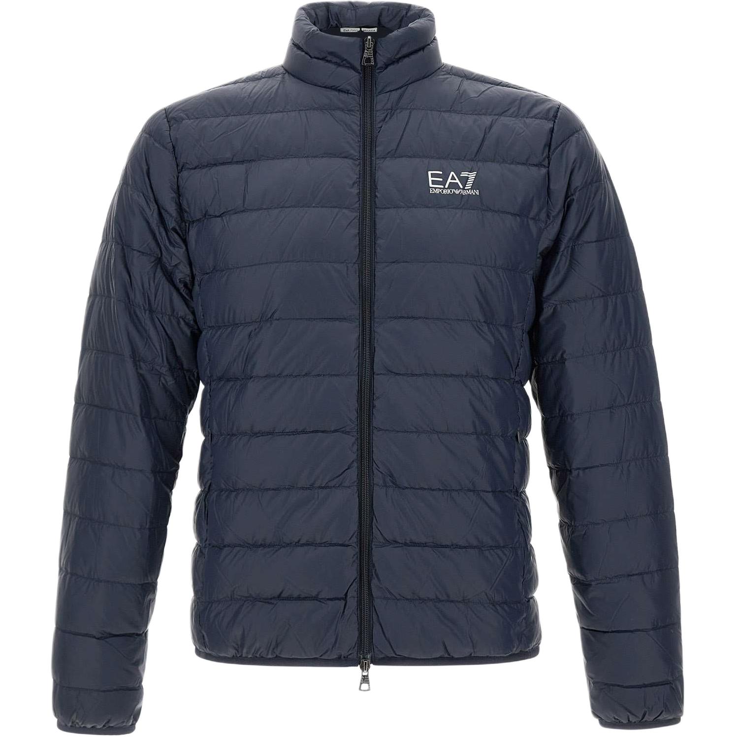 

Ea7 Core Identity Упаковываемая пуховая куртка EMPORIO ARMANI, Морской синий