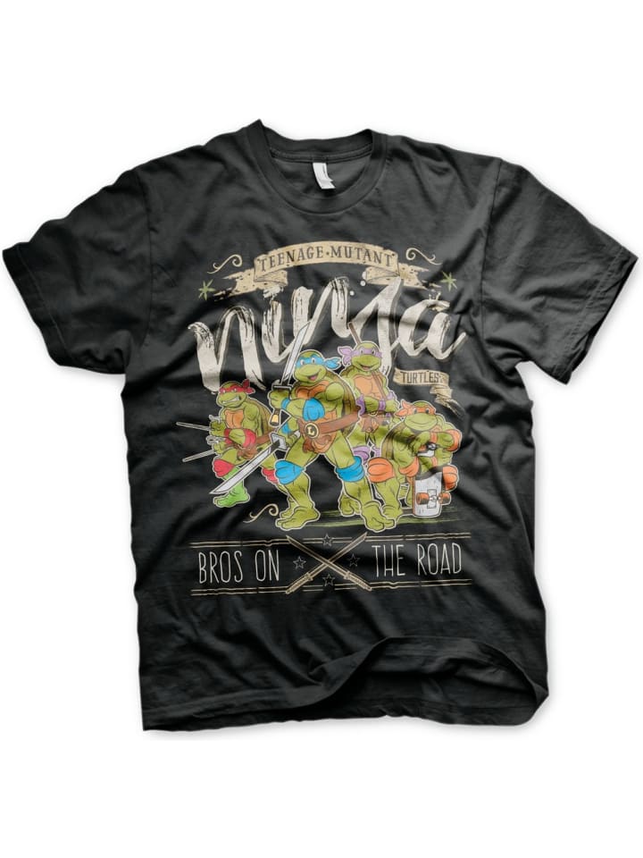 

Футболка черного цвета Teenage Mutant Ninja Turtles, Черный, Футболка черного цвета Teenage Mutant Ninja Turtles