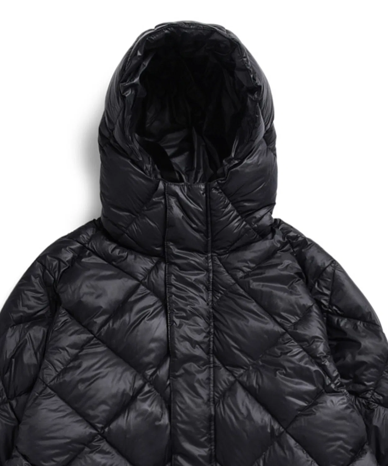 Детская куртка-даун-худи TAION City Down Hoodie, черная — фото 4