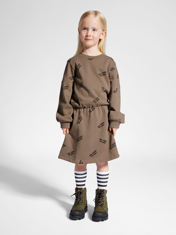 Платье Sometime Soon Verstellbare Taille Dress L/S Stsmolly Mädchen, цвет CARIBOU — фото 2