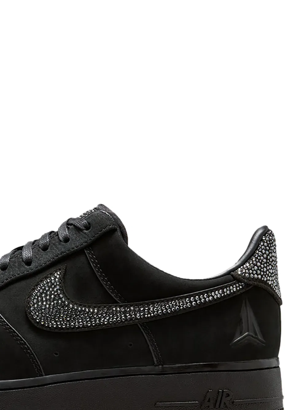 Кроссовки X ja morant с металлизированной аппликацией Nike, черный — фото 2