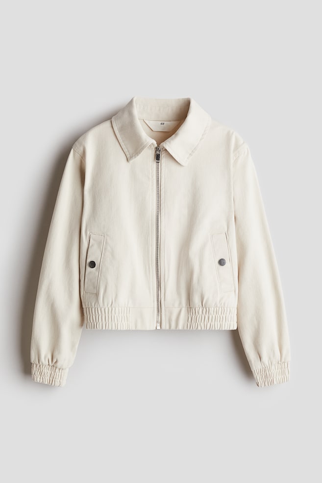 

Куртка из хлопкового твила H&M, бежевый