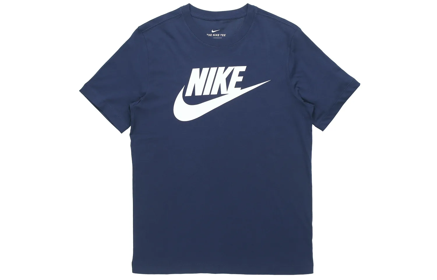 Nike Футболка спортивная мужская темно-синяя