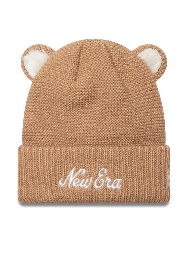 

Зимняя шапка New Era Teddy Bear Ears Cuff Knit Beanie 60580794, коричневый