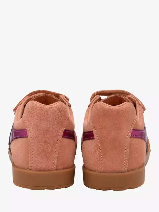 Детские замшевые кроссовки Harrier Glitz Strap, терракотовый/фуксия Gola — фото 4