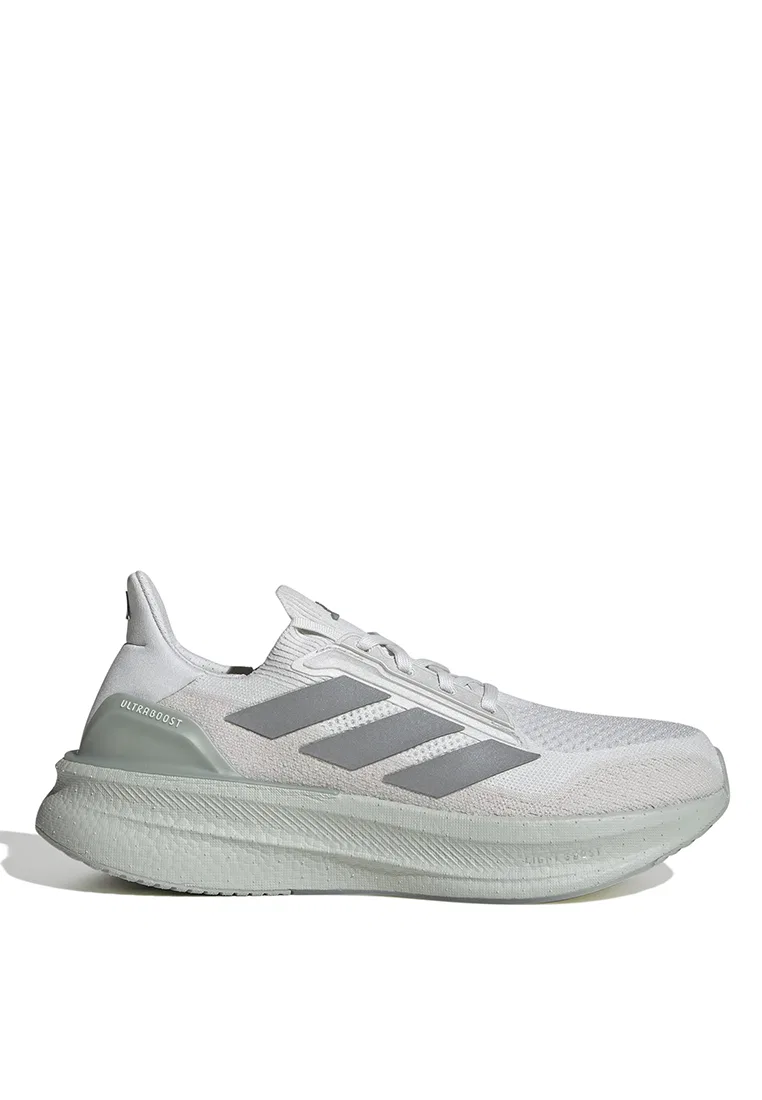 Кроссовки мужские спортивные, Ultraboost 5x, Adidas, белый/серый