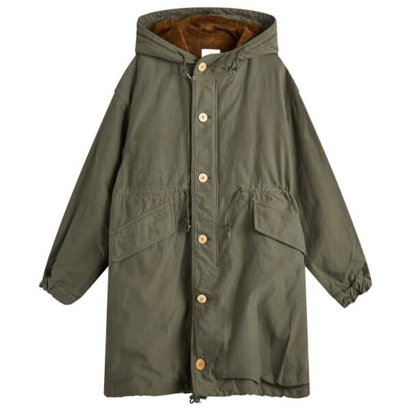 

Вельданское пальто Visvim, зеленый