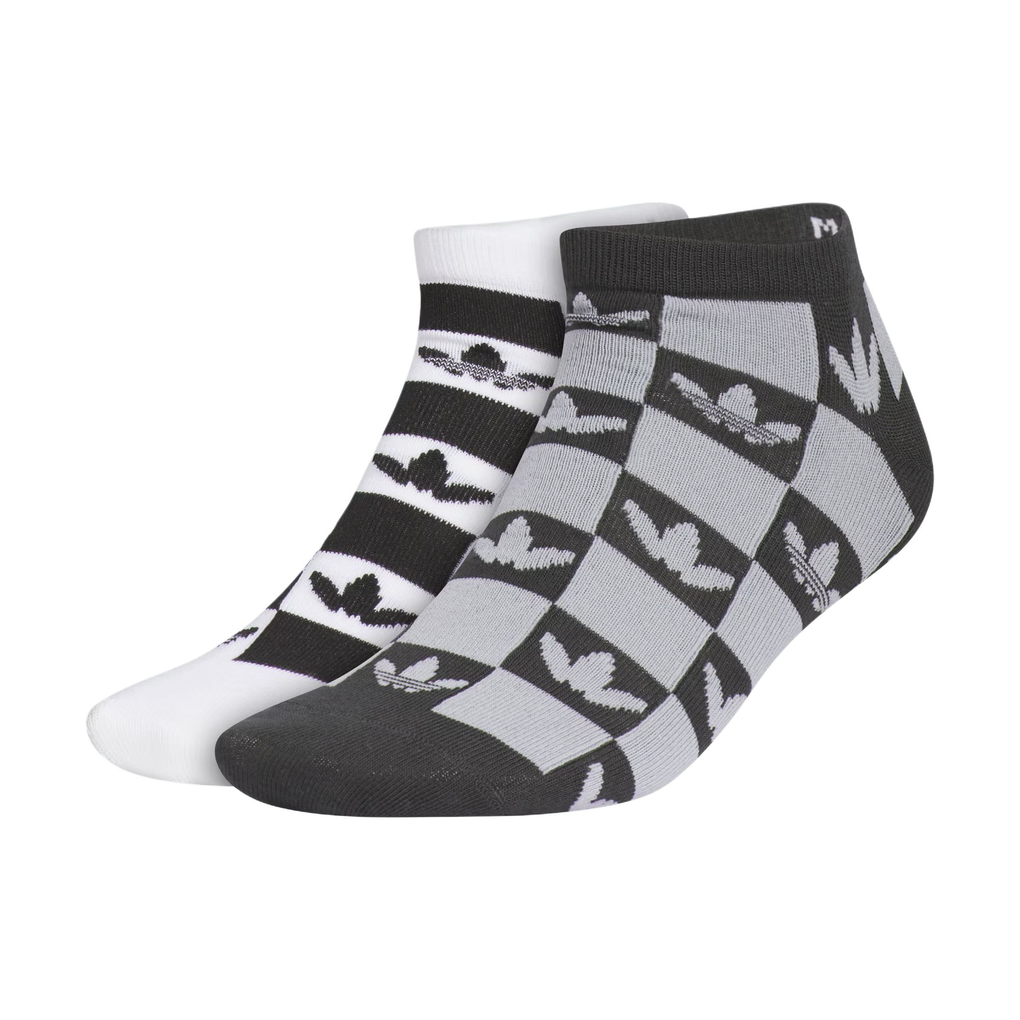 

Низкие носки унисекс 2 пары Adidas Originals, черный