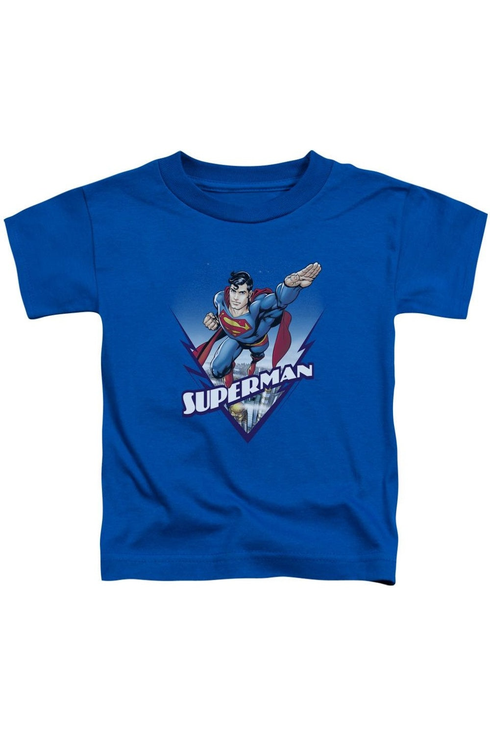 

Футболка с коротким рукавом "Супермен на задании" для детей Gildan, синий