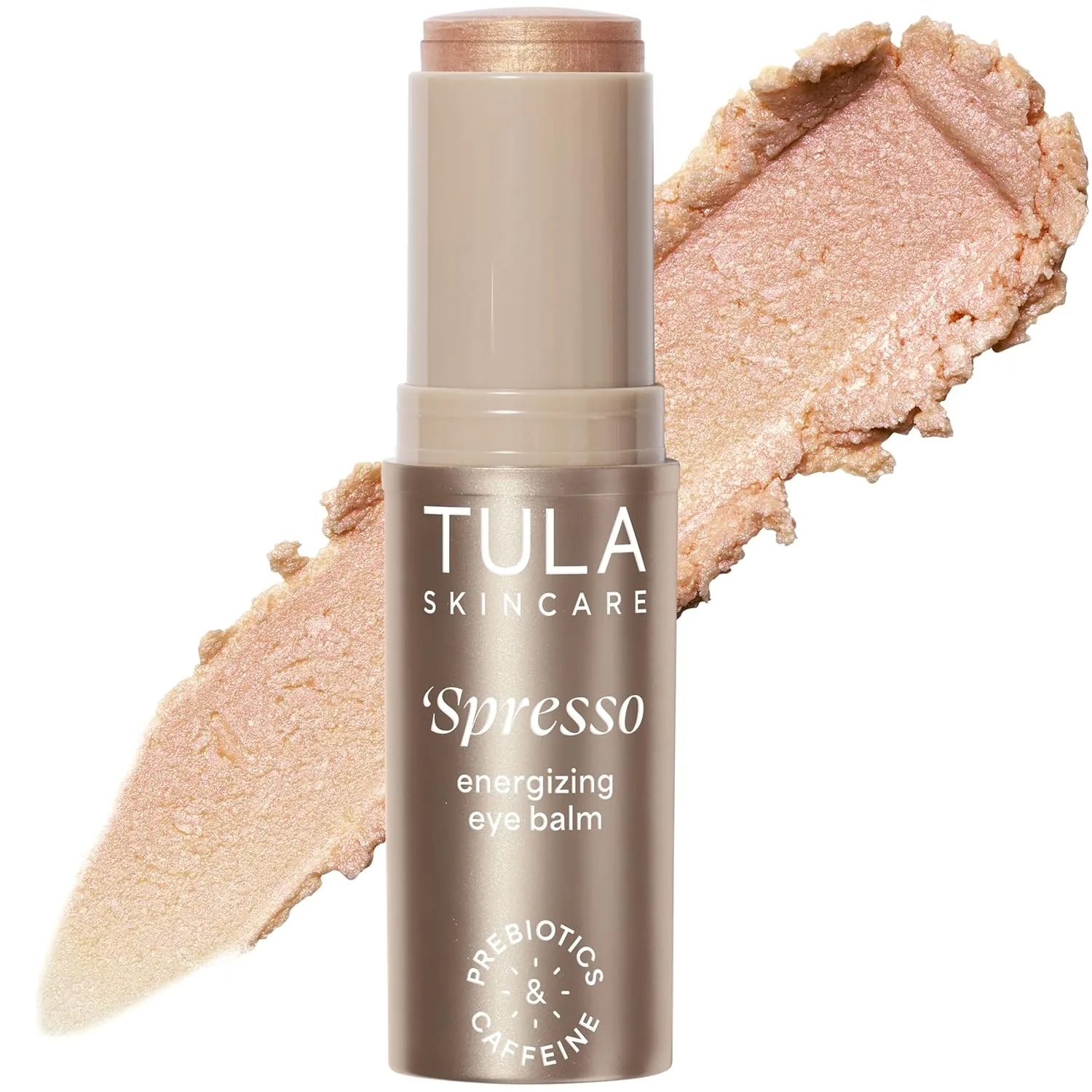 TULA Skin Care Spresso бальзам для кожи вокруг глаз с кофеином, увлажняющий и тонизирующий, против темных кругов, 10 г, Americano - Bronzy Glow