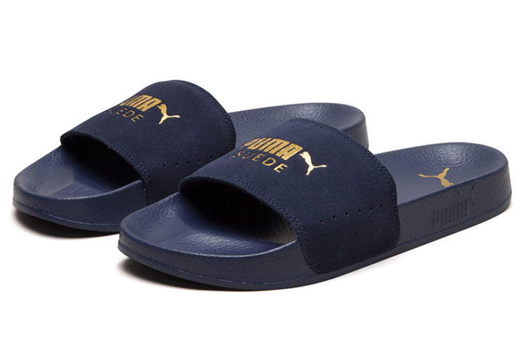 Шлепанцы PUMA Leadcat Suede Slippers Blue, синий — фото 3