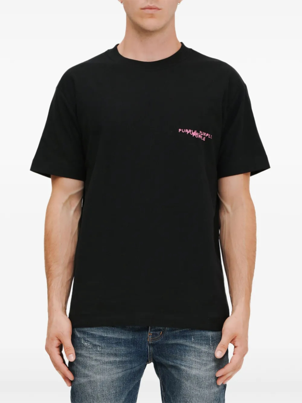 

Футболка с логотипом Purple Brand, черный