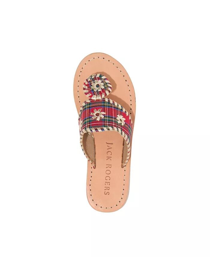 Сандалии на плоской подошве с резиновой подошвой Big Girls Jacks Jack Rogers, мультиколор — фото 4