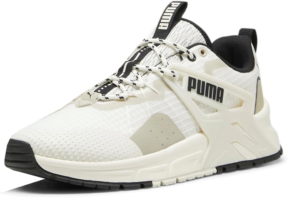 Мужские кроссовки PUMA Pacer Plus Trail со шнуровкой для повседневной носки - белые — фото 2