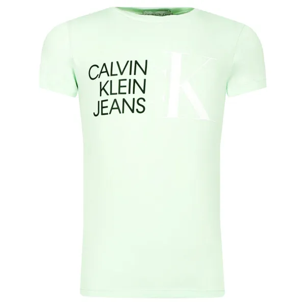 

Облегающая футболка Calvin Klein, зеленый