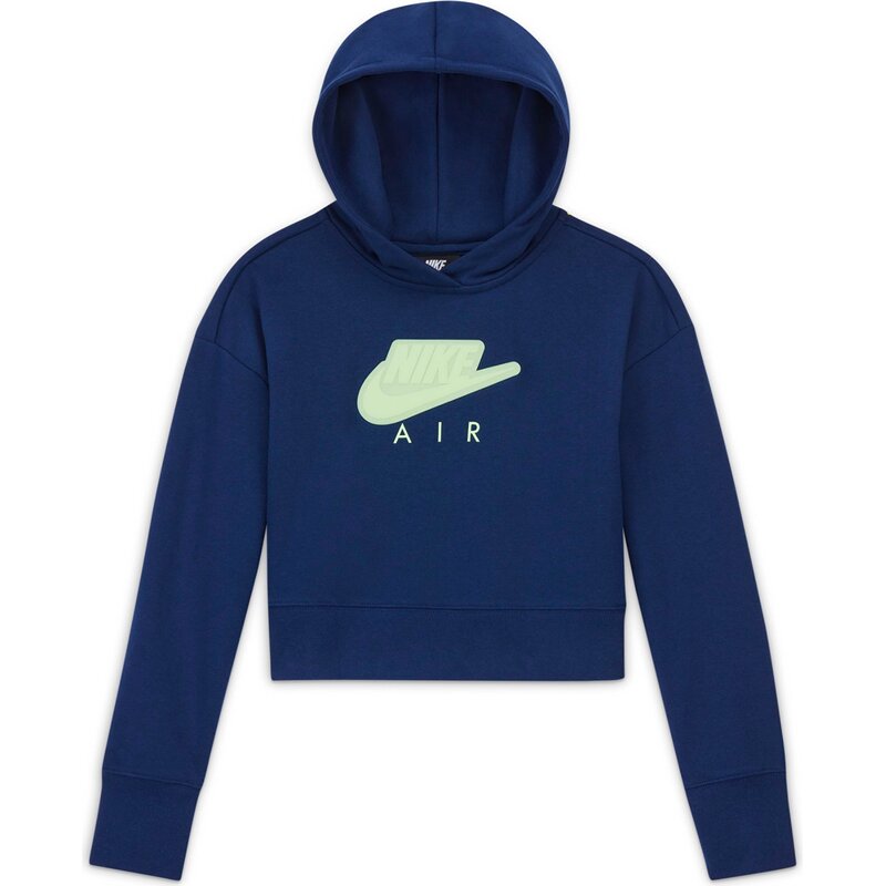 

Толстовка с капюшоном g nsw air ft crop hoodie hbr Nike, мультиколор