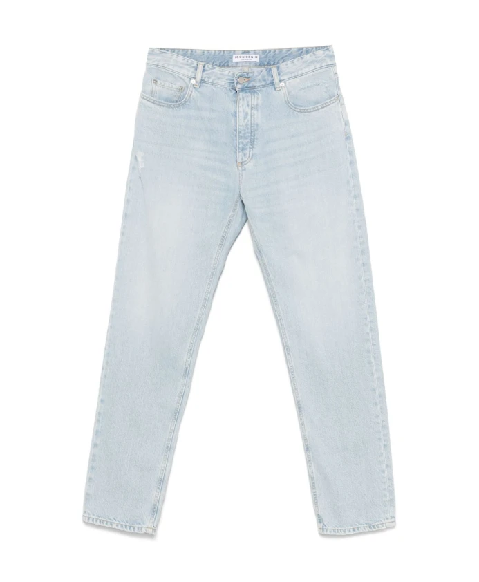 

Светлые джинсы с застежкой на пуговицы Icon Denim, синий