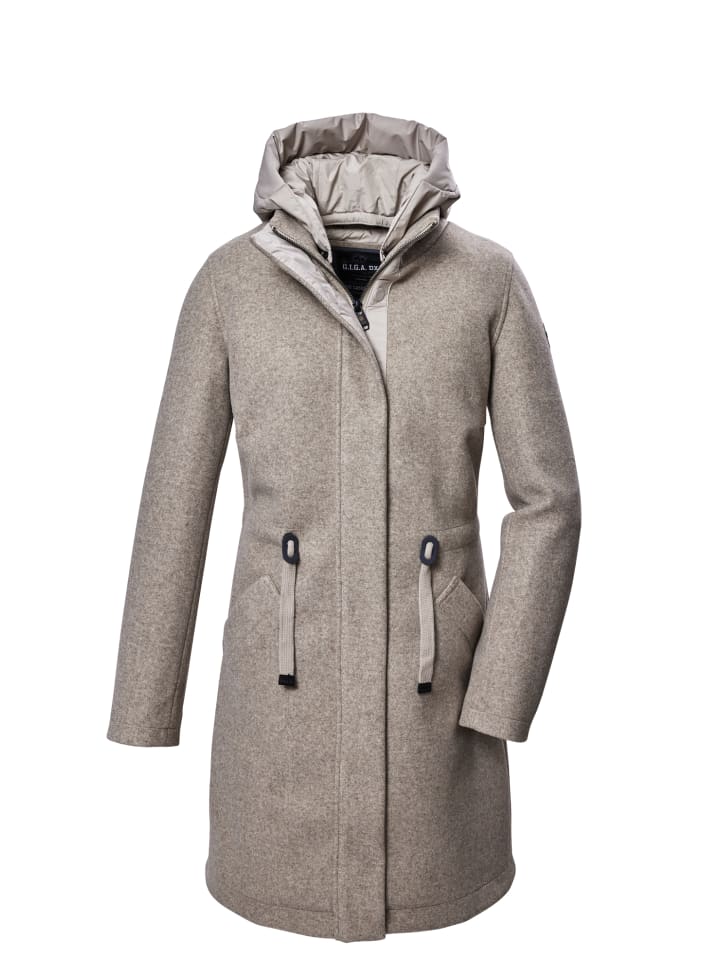 

Пуховик G.I.G.A. DX by KILLTEC Mantel, цвет 00161 hellbeige