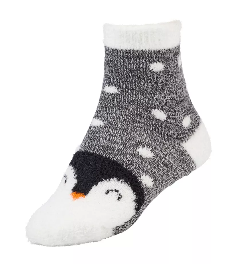 

Уютные носки Critter для девочек Northeast Outfitters, цвет Black Penguin