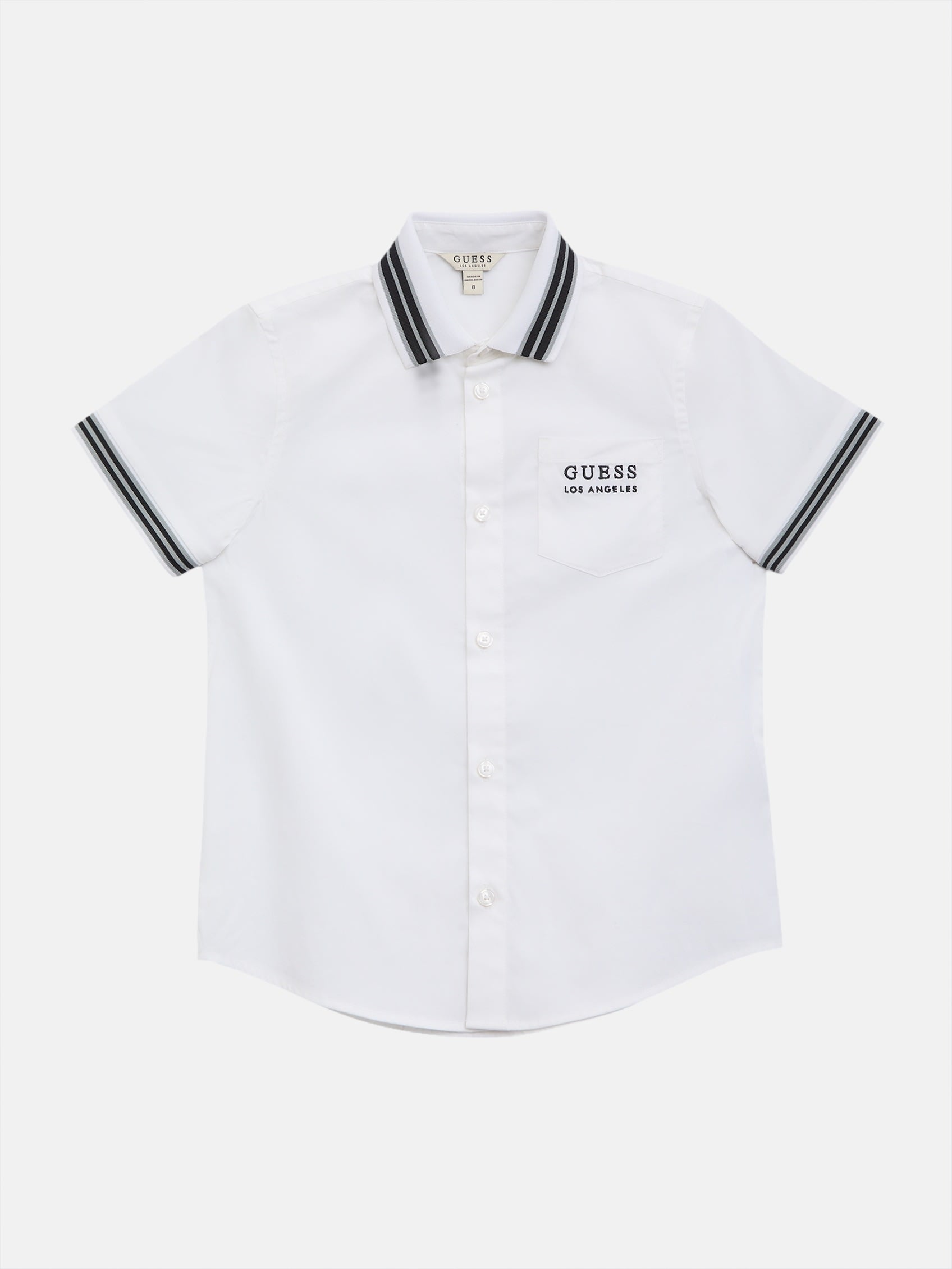 

Рубашка Luke Poplin (7-16) Guess Factory, белый