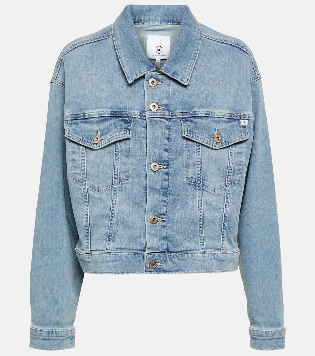 

Укороченная джинсовая куртка Maya AG JEANS, синий