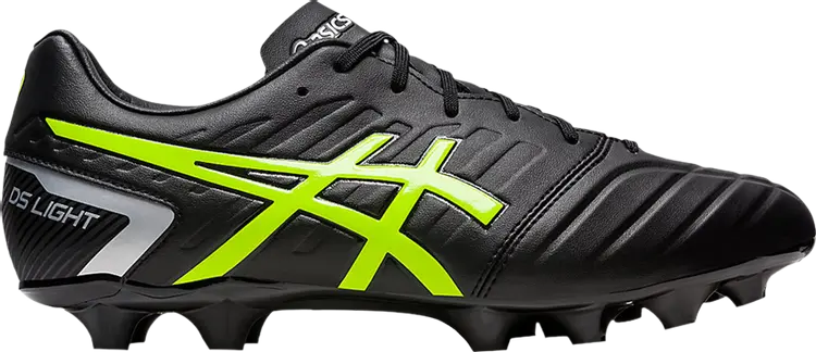 Кроссовки DS Light Club Black Safety Yellow, черный Asics