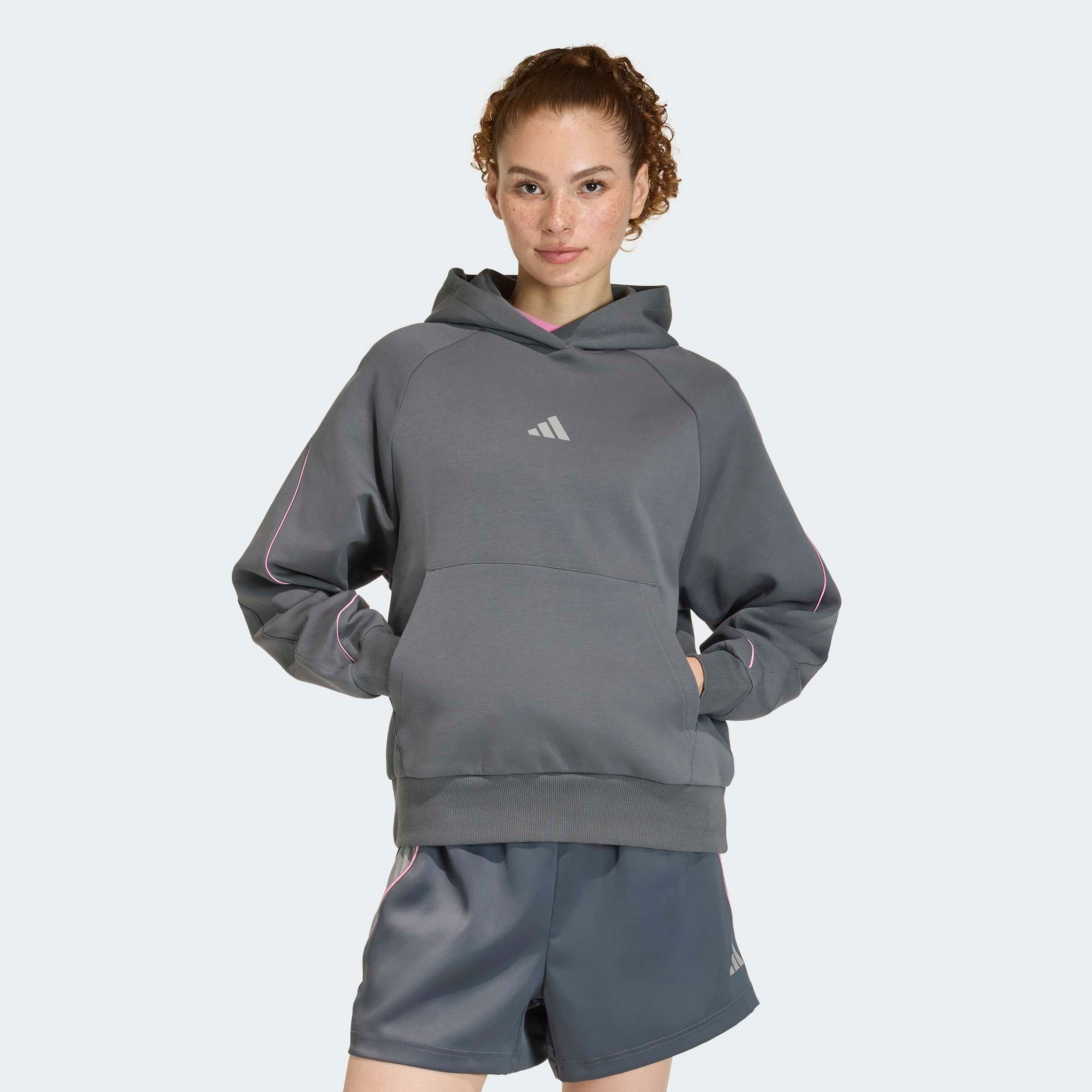 Adidas Sportswear Спортивный свитшот в базальтово-сером цвете — фото 2