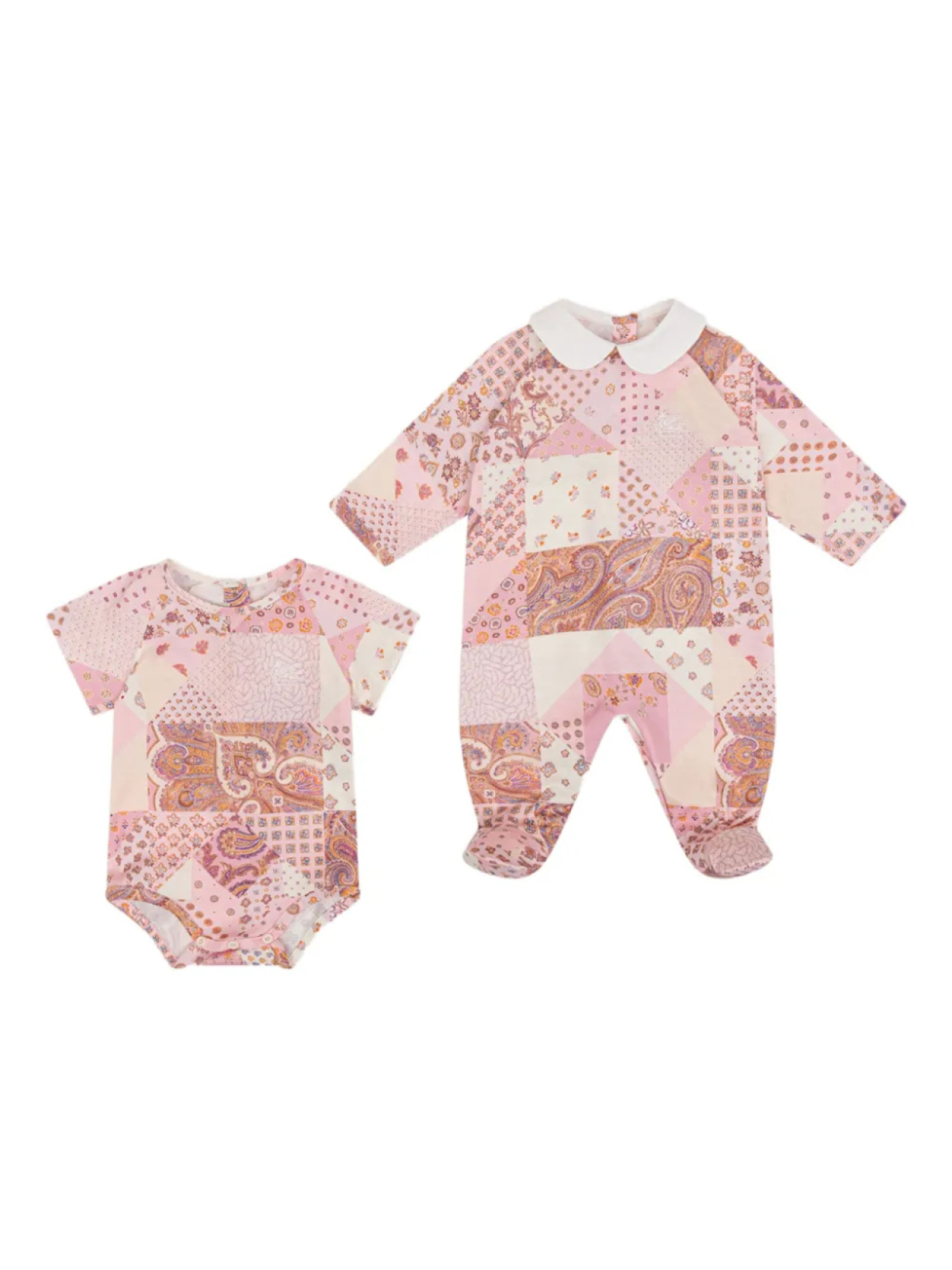 

Комплект для новорожденного из хлопка ETRO KIDS, розовый