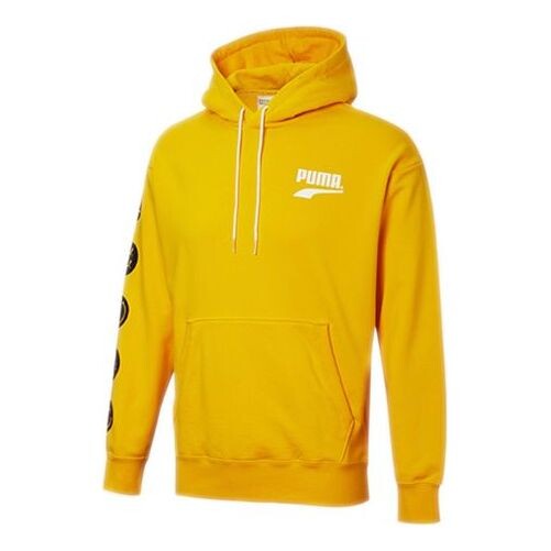 

Толстовка club casual printing yellow Puma, желтый