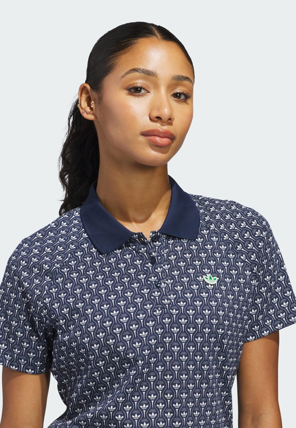 Adidas Performance Футболка 'Trefoil' в цвете Navy — фото 4