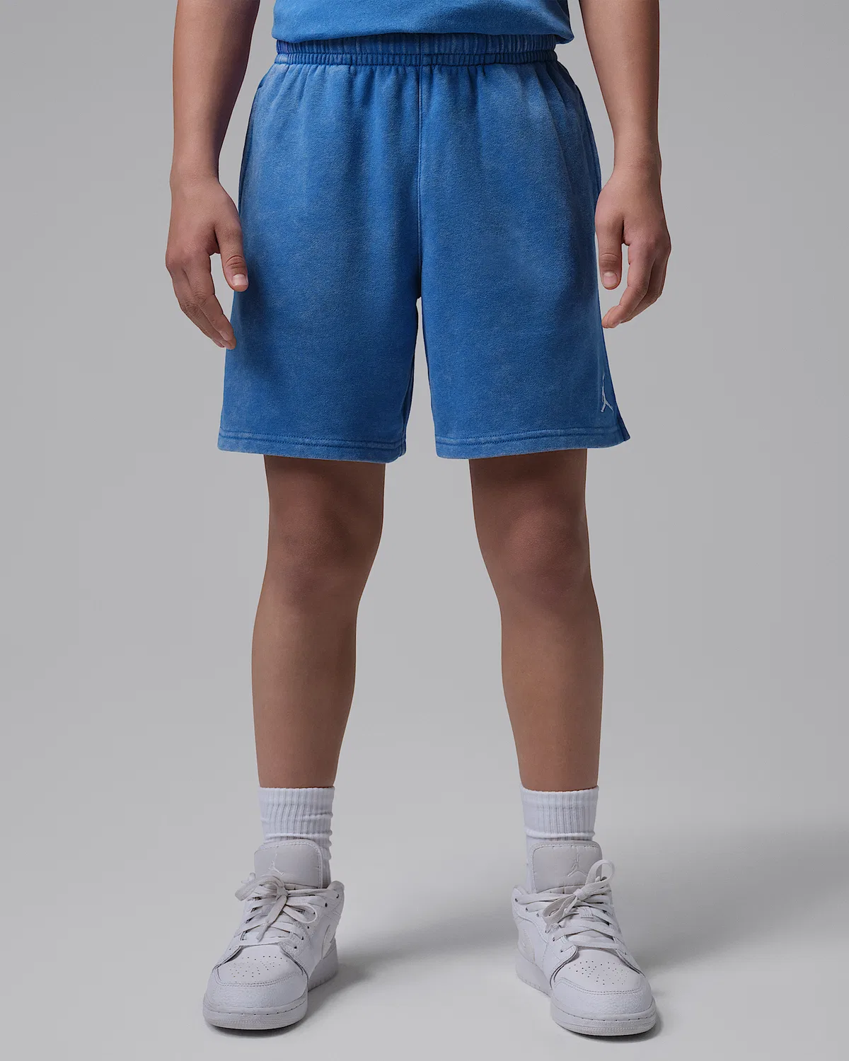 Детские шорты Jordan Big Kids' Brooklyn Washed French Terry, Game Royal