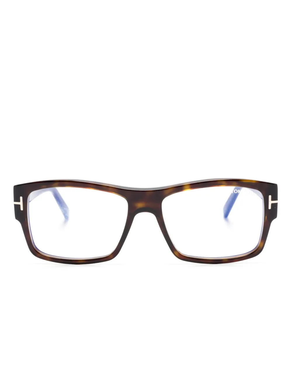 

Очки в квадратной оправе TOM FORD Eyewear, коричневый