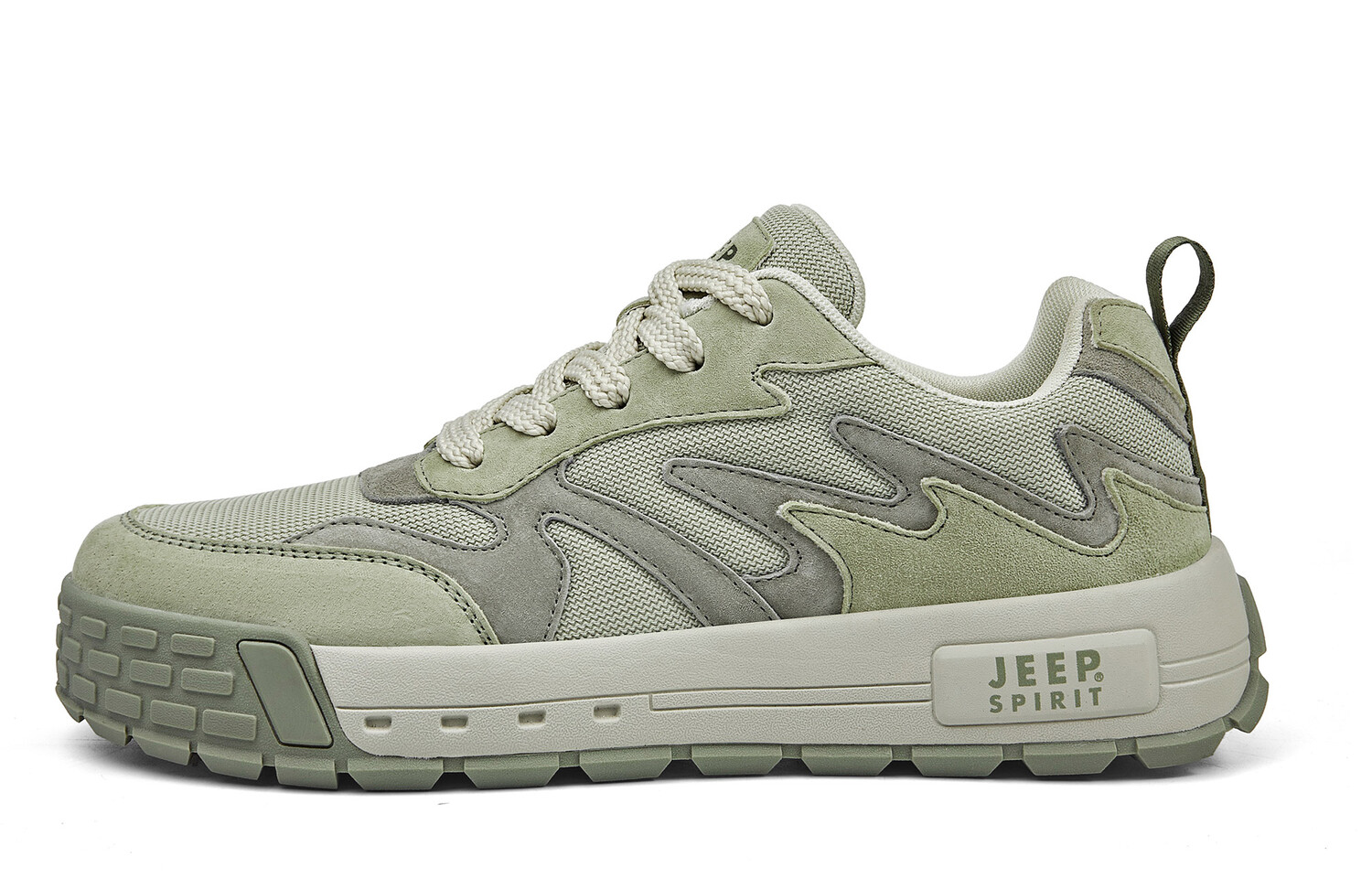 

Кроссовки JEEP SPIRIT Skateboarding Shoes Men Low-top, цвет Natural Deer