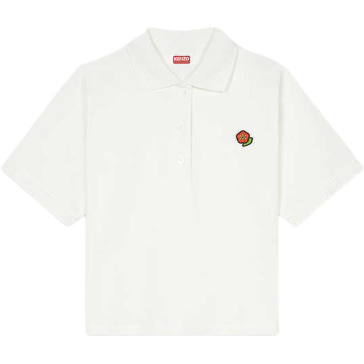 

KENZO SS25 Футболка-поло женская ecru