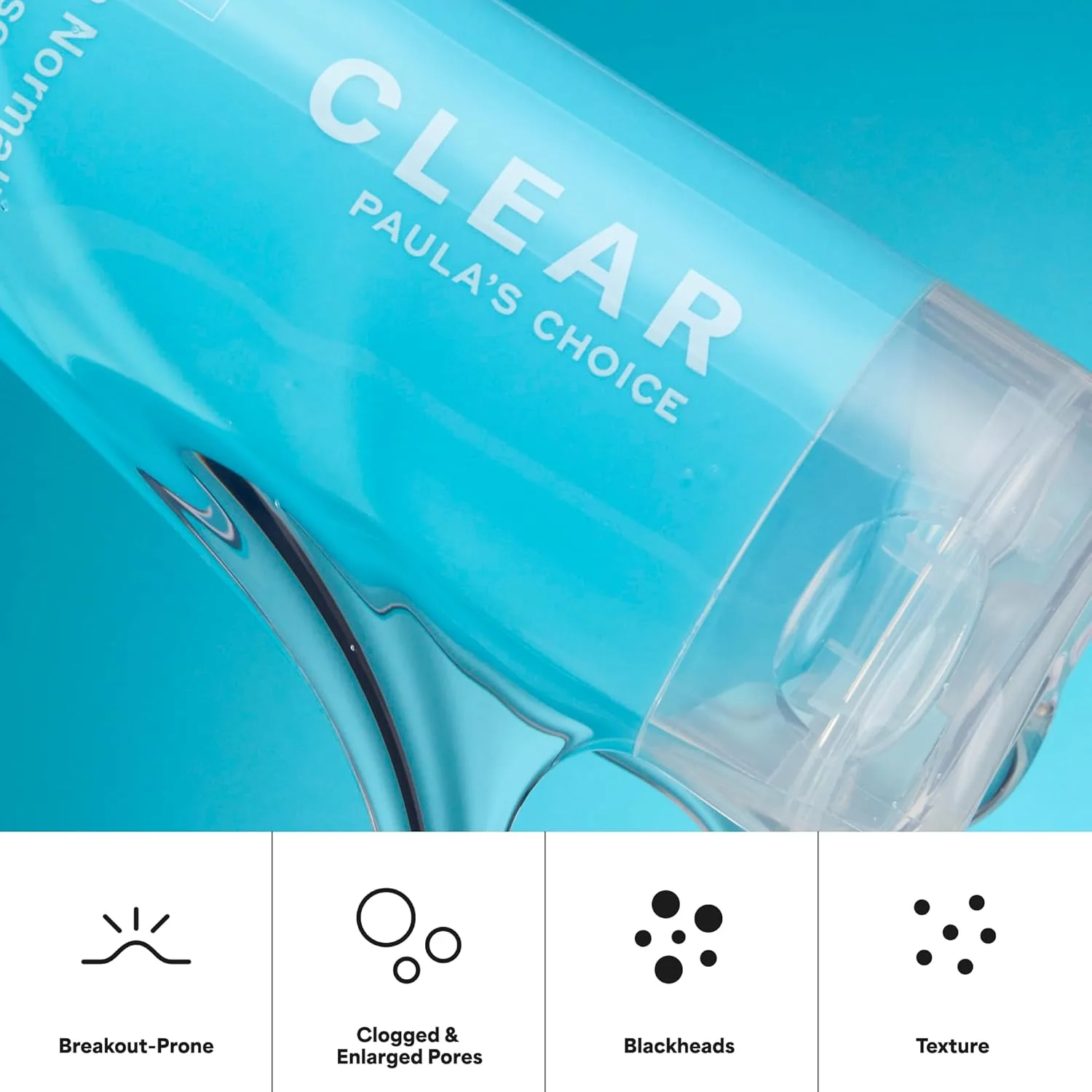 Гель для умывания Paula's Choice — CLEAR Pore Normalizing Facial Cleanser, ежедневное средство для умывания от акне — фото 4