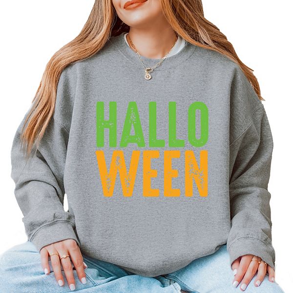 

Свитшот Halloween bright distressed Simply Sage Market, Graphite