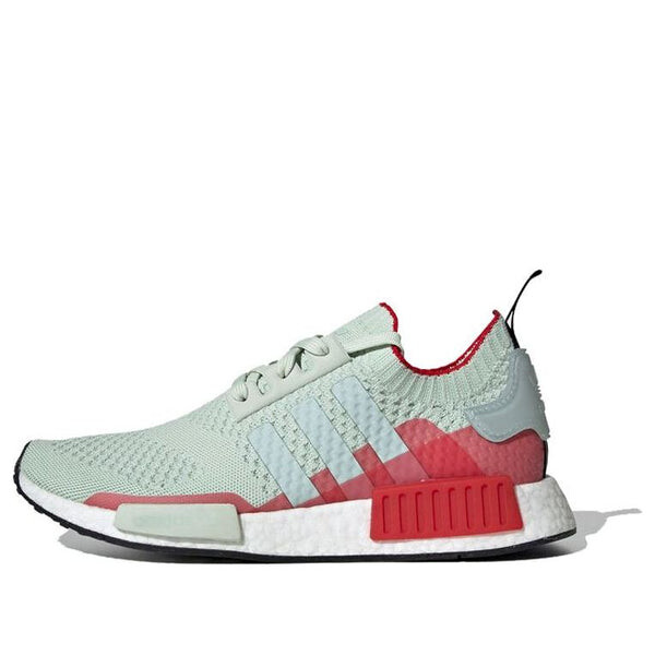 

Кроссовки nmd_r1 primeknit 'linen green scarlet' Adidas, зеленый