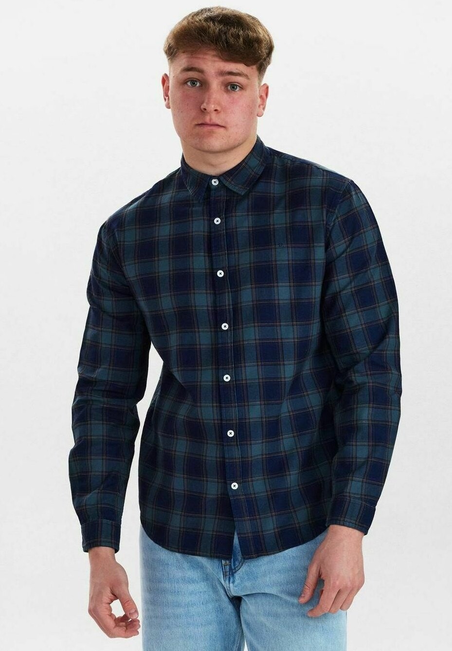 

Рубашка ERIK DXNMXRK, цвет navy
