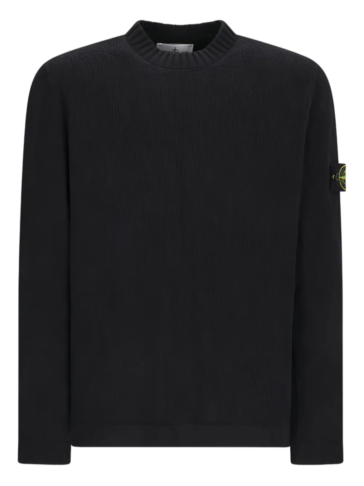 

Свитер с круглым вырезом и логотипом Stone Island Compass, черный