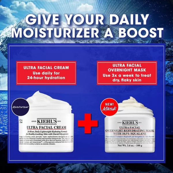 Маска для лица Kiehl's — Ультраувлажняющая ночная с , % скваланом Since — фото 3